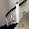 Halb gewendelte Treppe