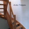 Halb gewendelte Treppe