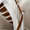 Halb gewendelte Treppe