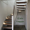 Halb gewendelte Treppe