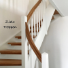 Halb gewendelte Treppe