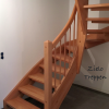 Halb gewendelte Treppe