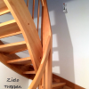 Halb gewendelte Treppe