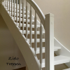 Weiße Treppe